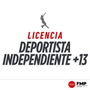 Deportista ind. Con licencia tramitada mayor de 13 años